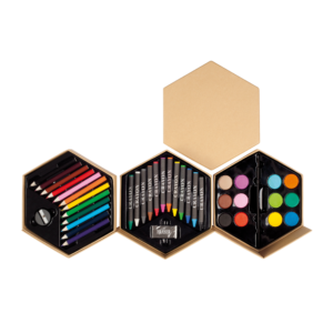 Set de pinturas Hexágono